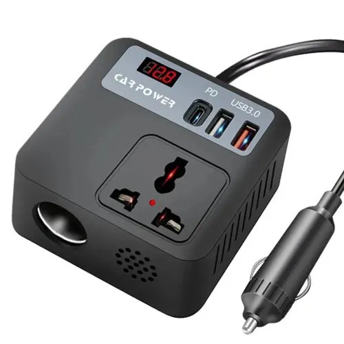 Inversor 12v 127v automotivo tomada energia 100w pra carro