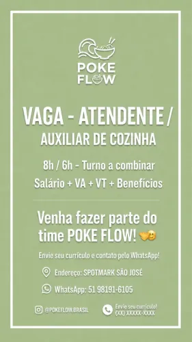 Atendente POKE FLOW