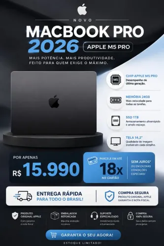 MacBook Pro 2026 M5 Pro ? 24GB RAM + SSD 1TB