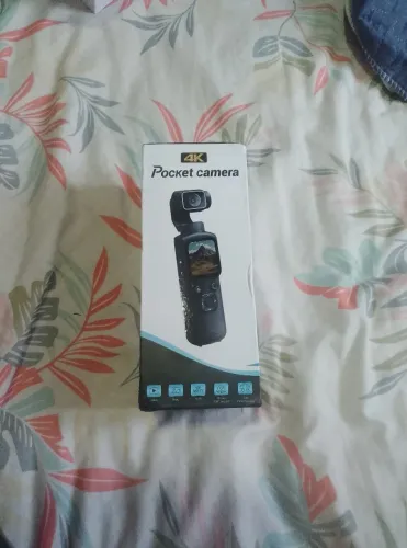 Camera de ação 4k 30fps 330° Automático giratória nova na caixa