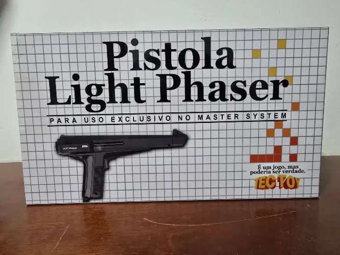 Caixa de madeira Pistola Light Phaser