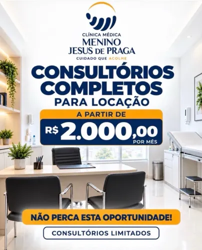Alugo consultórios completos 2 mil reais mensais