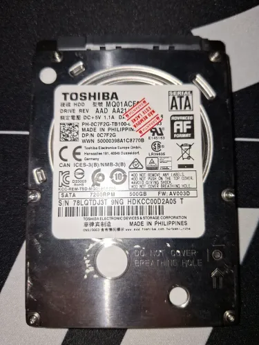 HD Seagate 1TB + HD Toshiba 500GB + Case Portátil USB