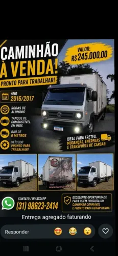CAMINHÃO VW DELIVERY 2016/2017 