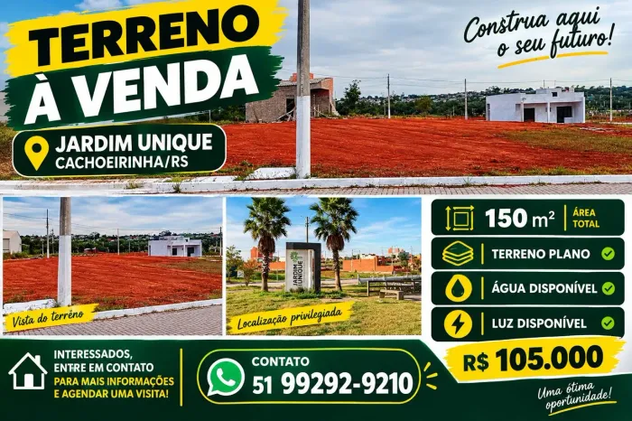 TERRENO JARDIM UNIQUE