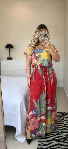 Vestido feminino longo