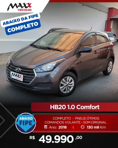 Hyundai HB20 Comf./c.plus/c.style 1.0 Flex 12V 2018