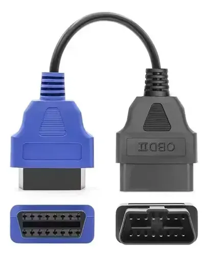 Cabo Adaptador obd2 Fiat E Jeep Azul