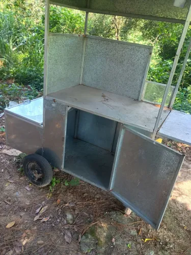Barraca de pão de queijo ou salgado