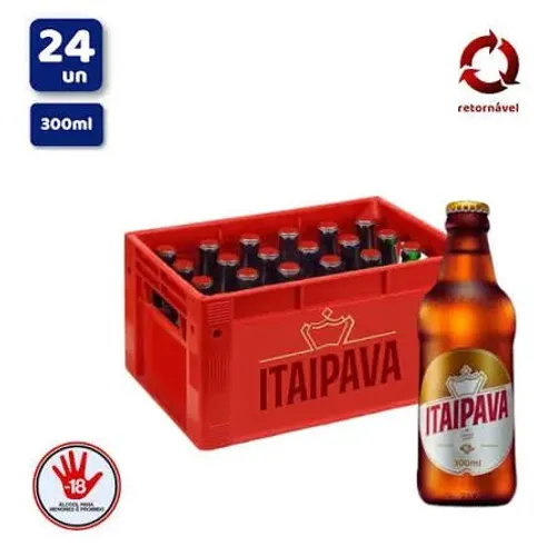 Caixa Plástica Itaipava 300ml 