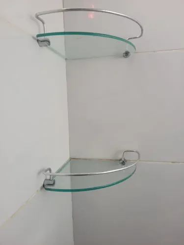 Suporte de vidro para banheiro