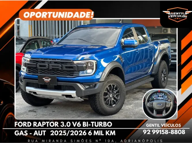 Ford Ranger Raptor 3.0 V6 Bi-turbo 4WD Aut. 2026