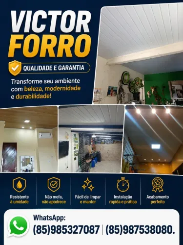FORRO PVC SERVIÇO E VENDA.