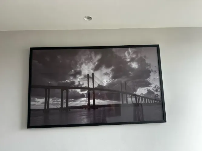 Quadro grande da ponte Newton Navarro RN