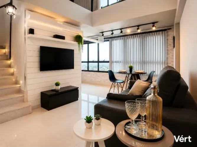 Duplex 1 quarto Mobiliado | Sunset Boulevard | Águas Claras