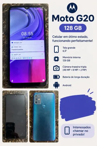 celular moto 20