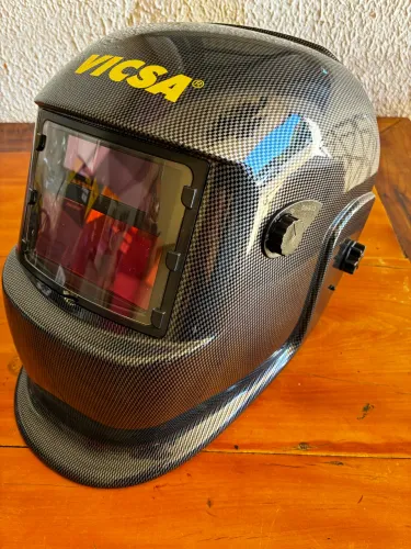 Capacete Máscara de Solda Automática Vicsa Optech VIC-34.623 - Sem Uso