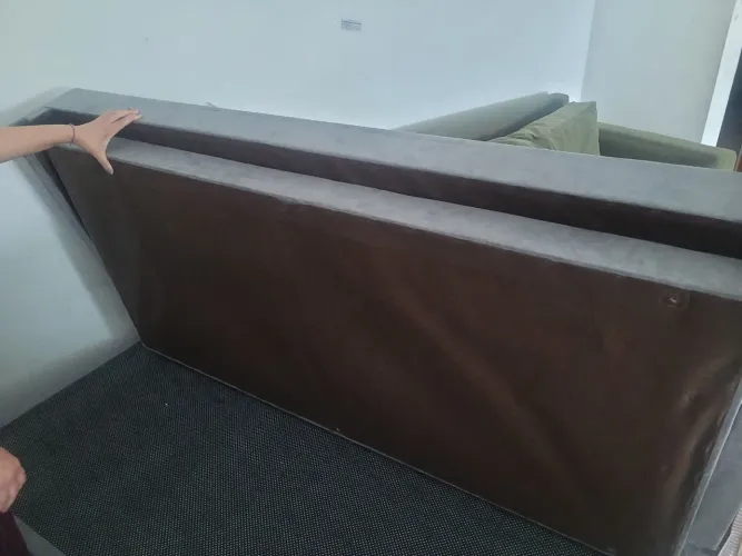 Bicama Auxiliar Sonoblue Suede Cinza 1,88m