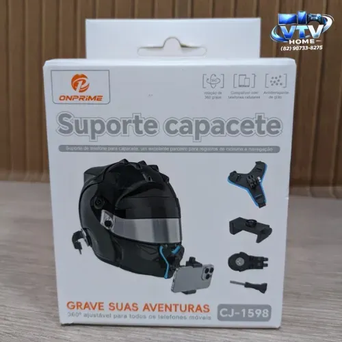 Suporte de Celular Para Capacete + Entrega Inclusa