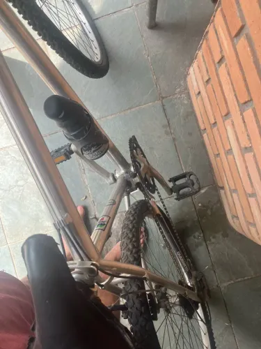 Bicicleta cinza