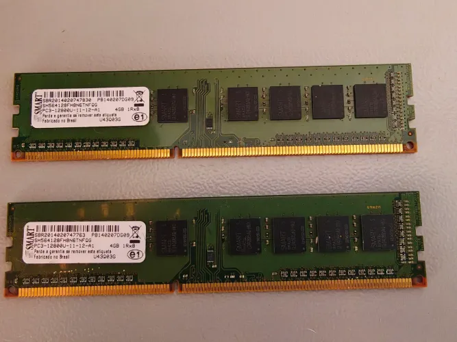 MEMÓRIA RAM DDR3 PC3-12800U SMART
