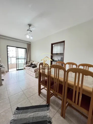 Apartamento A venda 1 Quarto com 2 sacadas Ocian Praia Grande São Paulo