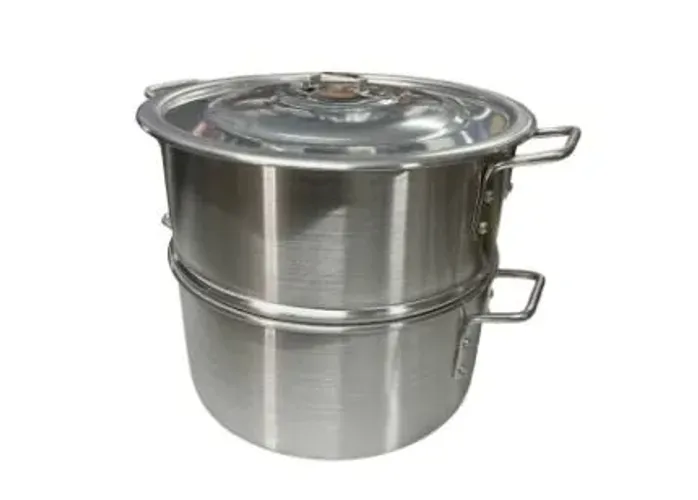CAÇAROLA A VAPOR 23L Nº40 ALUMINIO PANELA A VAPOR LINHA HOTEL