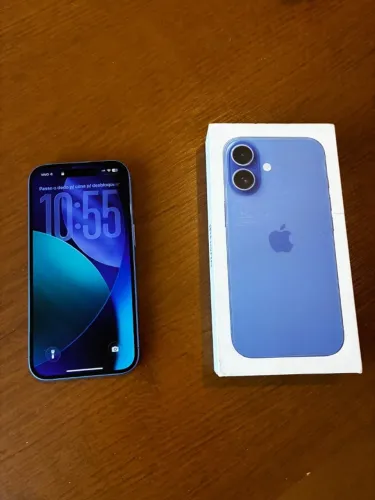 Iphone 16 128gb ultramarino - IMPECÁVEL 