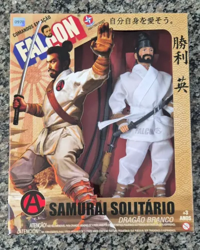 Boneco Falcon - Samurai Solitário - Dragão Branco