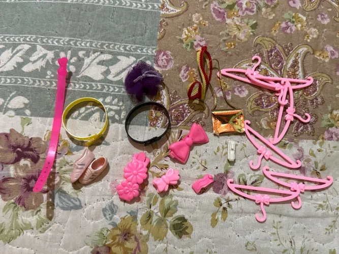 Lote de acessórios originais Barbie Estrela anos 80