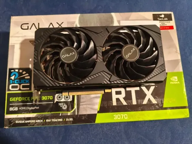 Placa de Video RTX 3070 8 GB