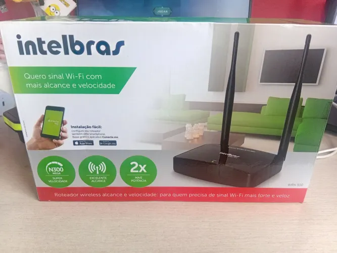 Roteador Wireless Intelbras novo.