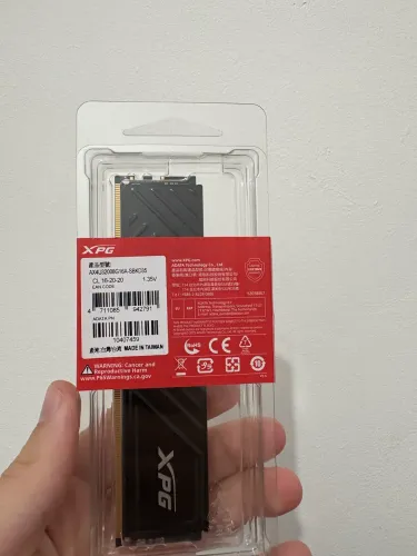 Memória Desktop Gamer Adata XPG Gammix D35 2x8GB:16gb DDR4 3200 Mhz cl16, Novo-Lacrado