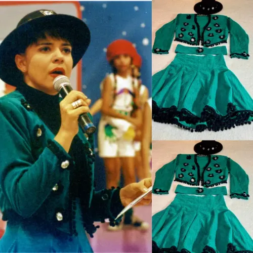 FIGURINO ORGINAL ANOS 80 MARA MARAVILHA - VERDE