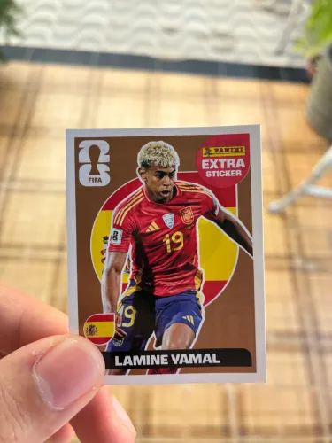 Yamal bronze figurinha da copa