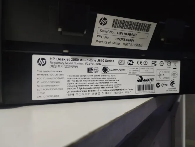 Impressora Hp Deskjet 3050