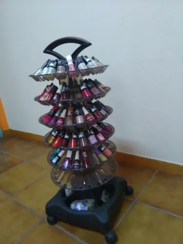 Carrinho de esmalte dompel parcela no cartão