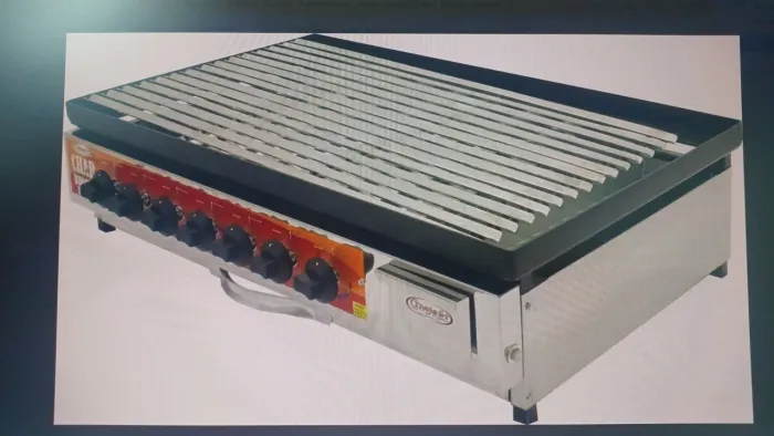 Char broiler grelha argentina 85 x 50 gas inox itajobi fogoes