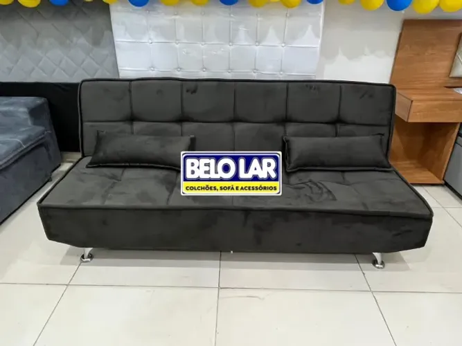 Sofá Cama pés em alumínio 