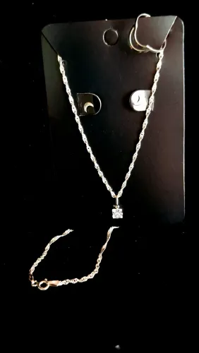 Conjunto em prata 925 #4