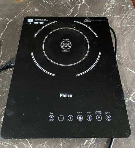 Cooktop Indução Portátil Philco - 1 Boca - Touch - Timer