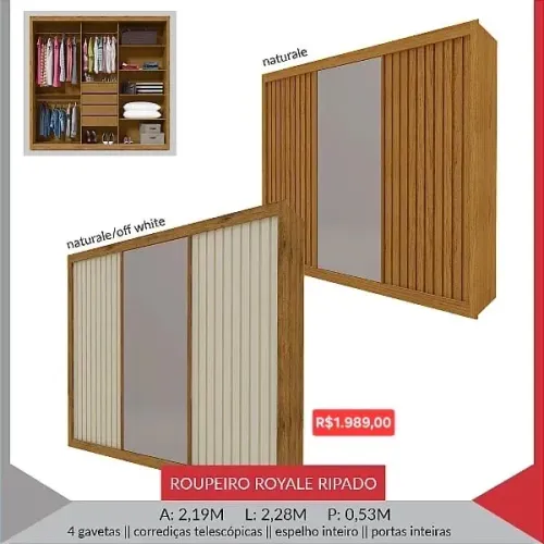 ROUPEIRO ROYALE RIPADO