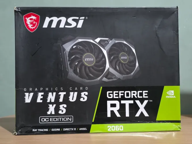 Placa de video MSI Rtx 2060 ventus 2x 6gb