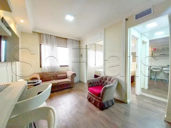 Flat The World disponível para venda com 30m², 01 dorm e 01 vaga