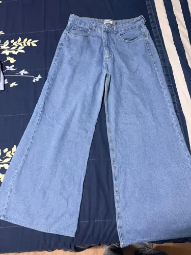 Calça Jeans Wide Leg C&A