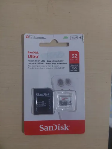 Cartão de memória SanDisk 32gb
