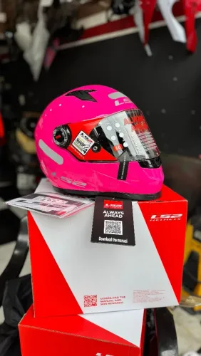 Capacete Ls2 FF358 Monocolor Rosa-Original-Novo