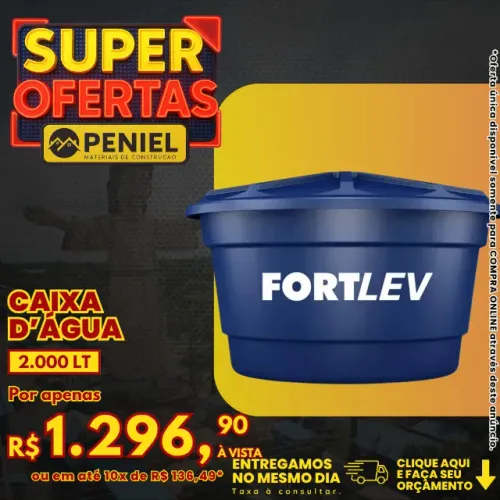 Caixa d'água 2.000L