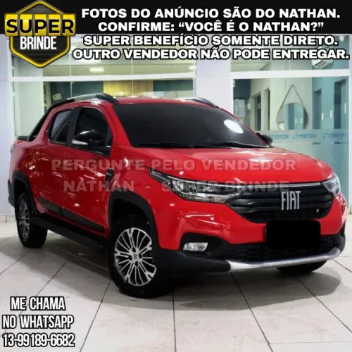 STRADA RANCH 1.3 CD AUT FLEX 2022 - 13 MIL KM - PICK-UP TOP DE LINHA + BAIXÍSSIMO KM 