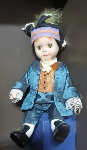 Boneco porcelana Capitão Gancho
